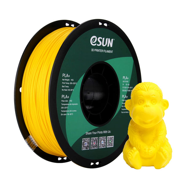 eSun PLA+ Jaune (Yellow) 1.75mm 1kg