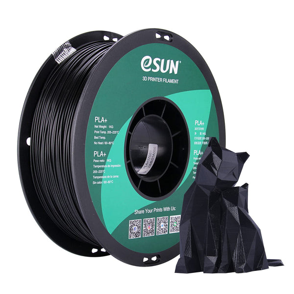 eSun PLA+ Noir (Black) 1.75mm 1kg
