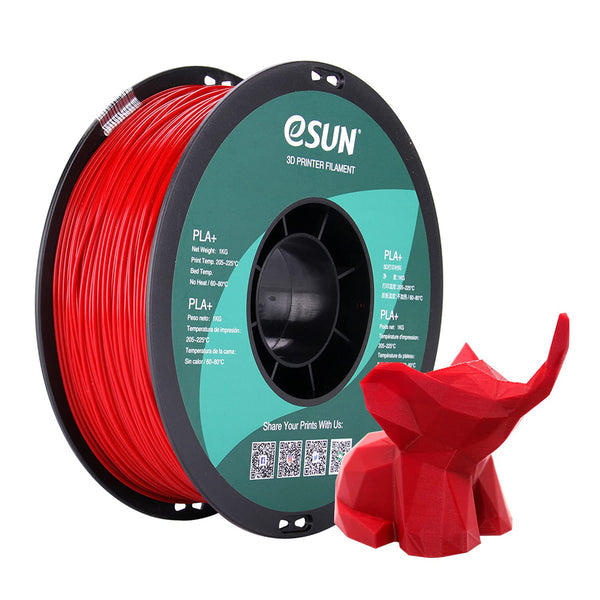 eSun PLA+ Rouge Pompier (Fire Engine Red) 1.75mm 1kg